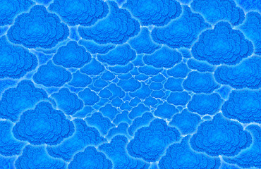 Abstract sky geometric cloud background