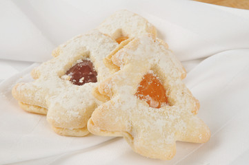Christmas tree cookies