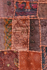 Traditional Yemeni textile  pattern, Sana'a city, Yemen.