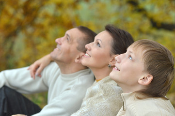 Fototapeta premium Nice happy family