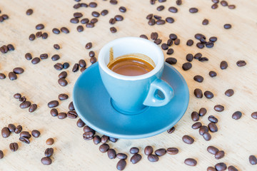 hot espresso coffee