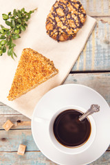 coffee with cake