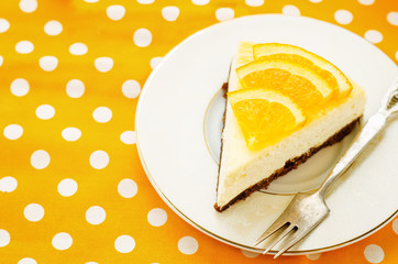 slice of new York cheesecake