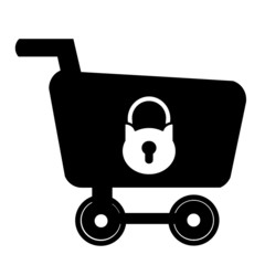 Cadenas dans un caddie