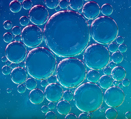 Oil soils on water surface