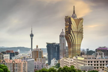  Macau, China Casino Resorts Cityscape © SeanPavonePhoto