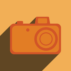 Element for web design. photo camera.