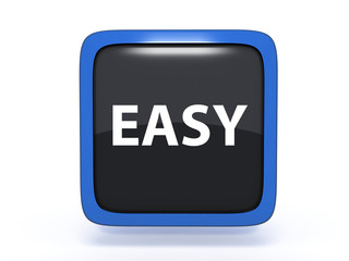 easy square icon on white background