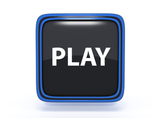 play square icon on white background