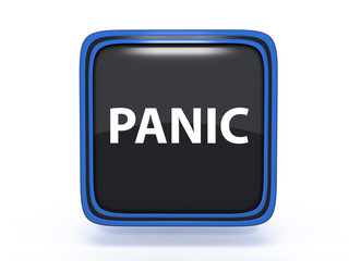panic square icon on white background