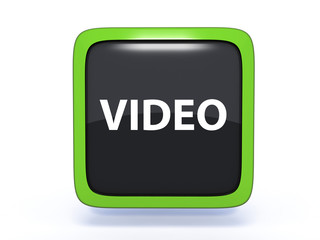 video square icon on white background