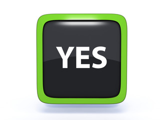 yes square icon on white background