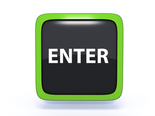 enter square icon on white background