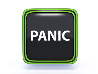 panic square icon on white background