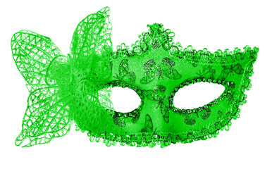 Carnival mask. Isolated on white background.