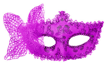 Carnival mask. Isolated on white background.