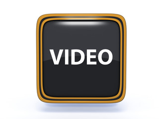 video square icon on white background