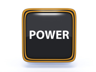 power square icon on white background