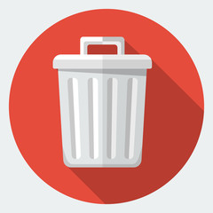 Vector trash icon