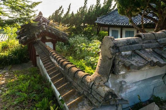 Abandoned temple in Jeonju, South Korea.