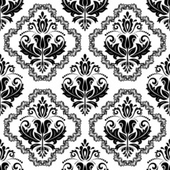 Damask Seamless Vector Pattern. Orient Background