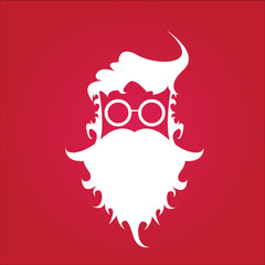 Christmas hipster poster for party or card.