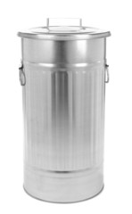 Recycling bin isolated on white