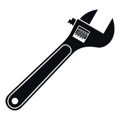 Wrench Icon, Vector Illustration