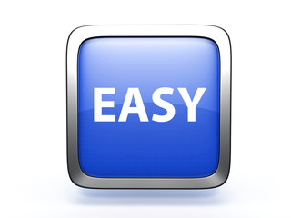 easy square icon on white background