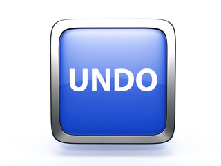 undo square icon on white background