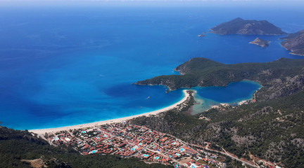 Oludeniz bay and blue lagun in Turkey.