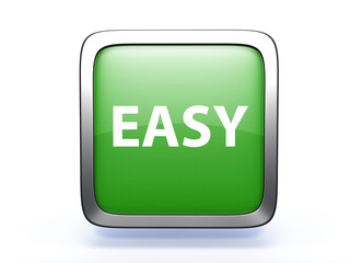 easy square icon on white background