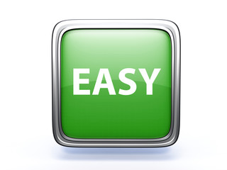 easy square icon on white background