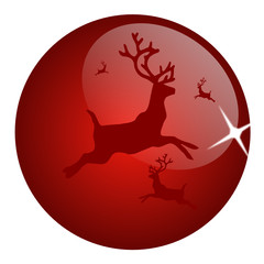 Christbaumkugel mit Motiv