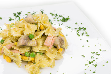 Pasta with mushrooms