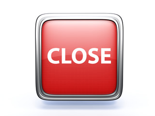 close square icon on white background