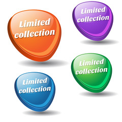 Limited Collection Colorful Vector Icon Design