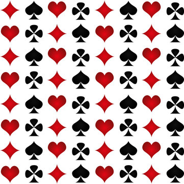 spades, clubs, hearts, diamonds