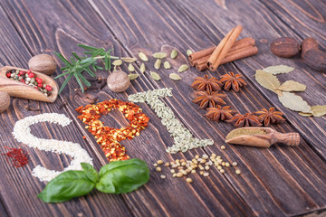 Different  spices
