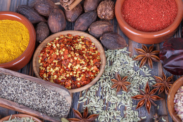 Different  spices