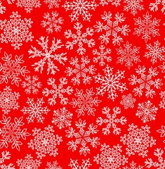 Seamless Snowflake Pattern