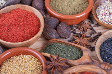 Different  spices