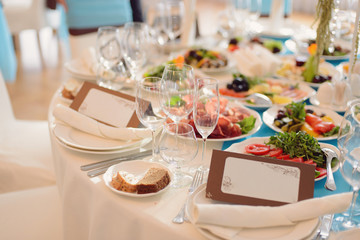 Invitation Card on Plate