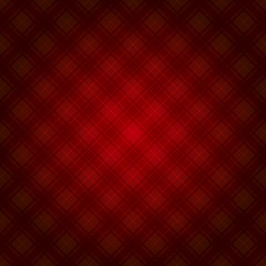 Red Fabric Tartan Background. Vector