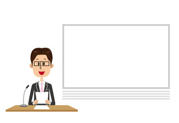 ニュースキャスター