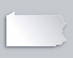 Karte von Pennsylvania