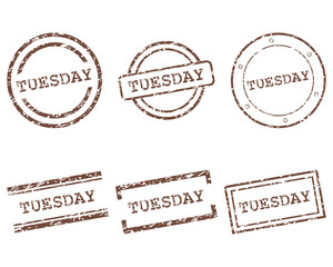 Fototapeta premium Tuesday Stempel