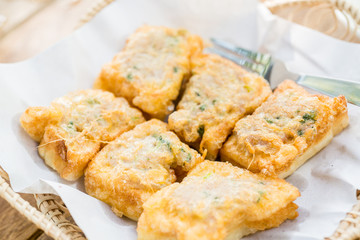 Thailand Food fried pork buns Appetizers, snacks,Fried pork buns