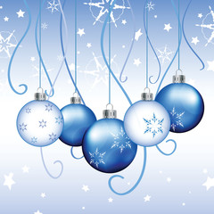 Blue Christmas Background