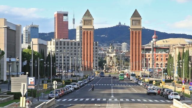 Plaza de Espana with Venetian towers